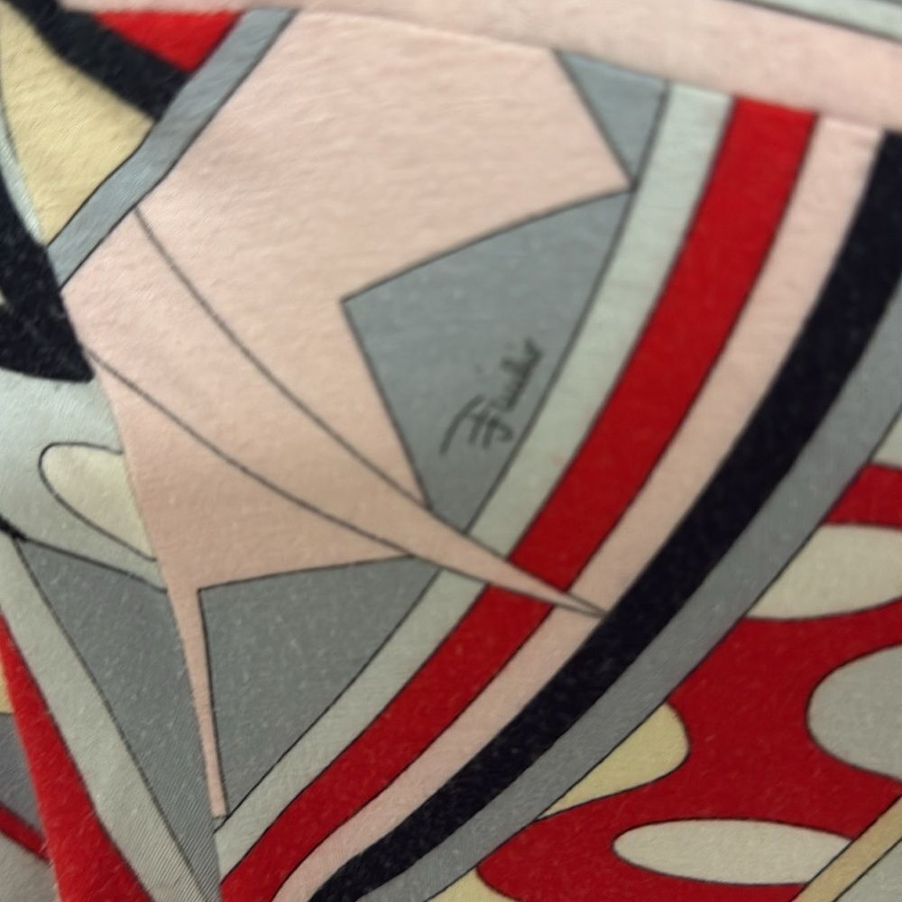 Emilio Pucci Multicolor Geometric Long Sleeve Top - Picture 4 of 9